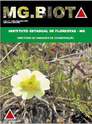 					Visualizar v. 13 n. 1 (2020): Revista MG.Biota - v.13, n.1 - Julho/Dezembro - 2020 - ISSN online 2675-7893
				